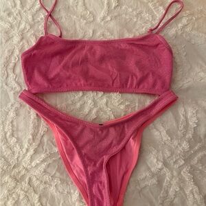 Triangl Mica Nell Sparkle PInk Bikini